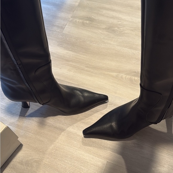 Aeyde Black Esme leather boots - Picture 5 of 8